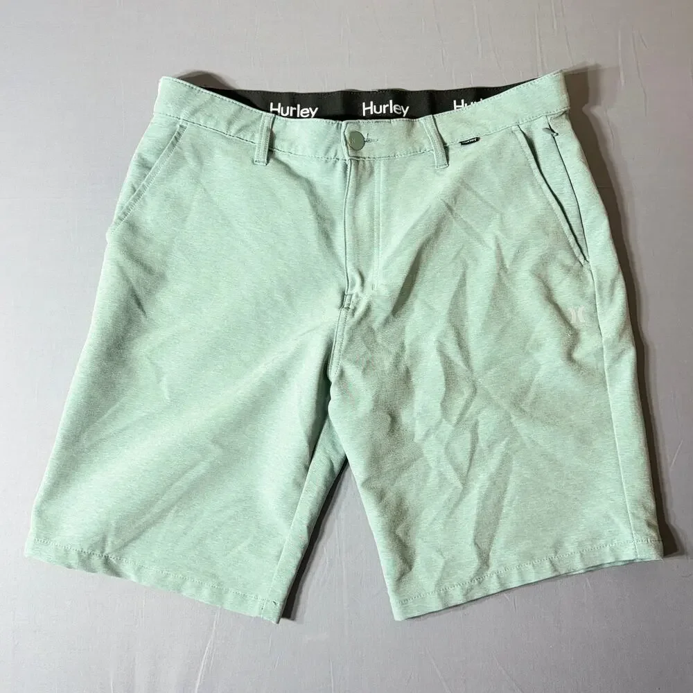Hurley Men's Dri-FIT Hybrid Walk Shorts Grey Performance‎ Chino Boardshorts